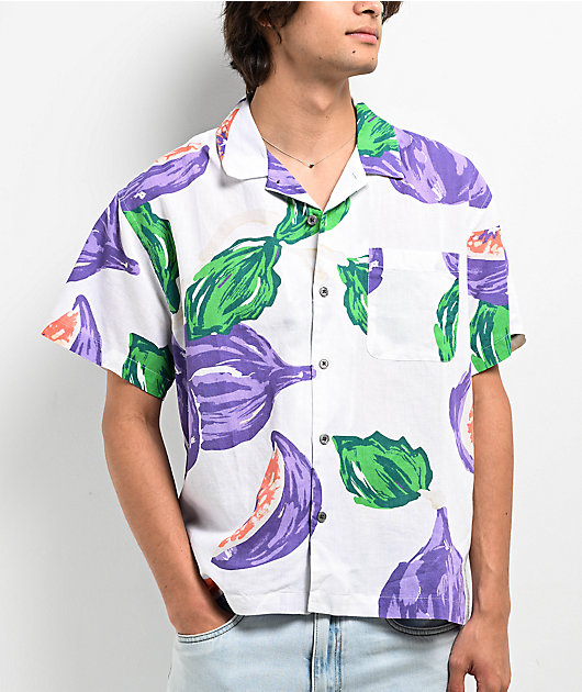Obey Figs White Short Sleeve Shirt | Zumiez