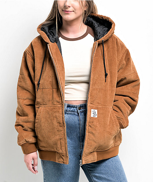 Obey Forever Bomber Brown Corduroy Jacket
