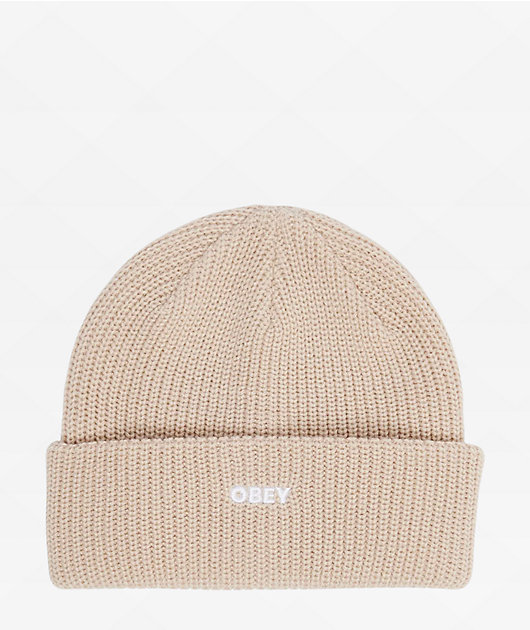 Obey Future Silver Grey Beanie