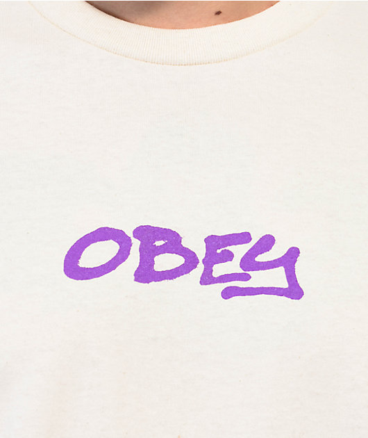 Obey Graffity Natural T-Shirt