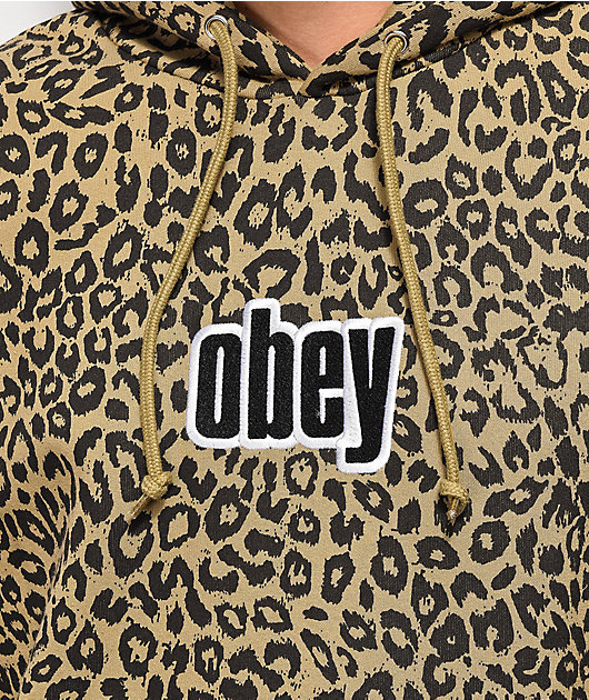 Obey Gusto con capucha de leopardo
