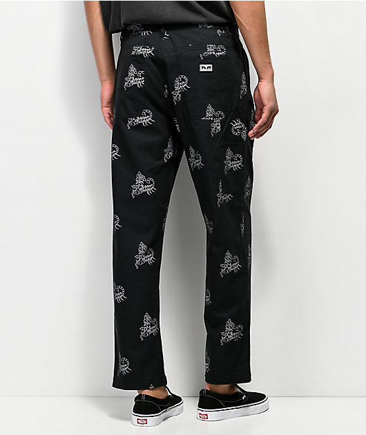 obey hard work labor jacket