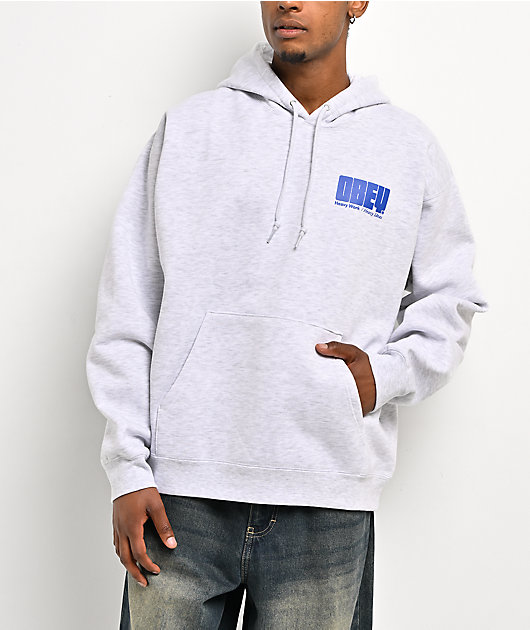 Obey Heavy Ideas Heather Grey Hoodie