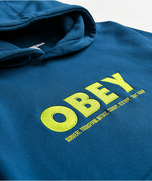 obey hubbs hoodie