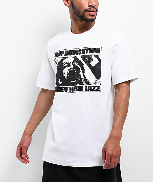 Obey Improvisation White T-Shirt