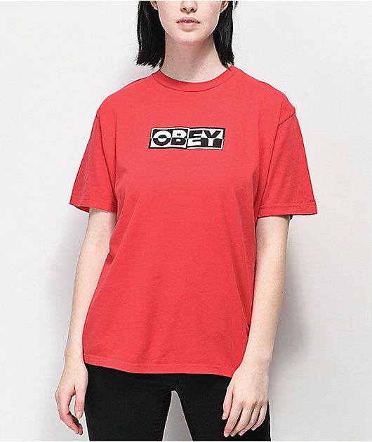 obey logo red