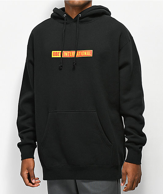 obey international hoodie