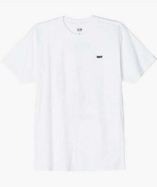 Obey Jumble Lo-Fi White T-Shirt