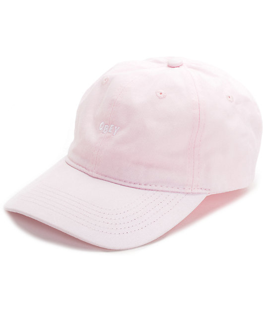 pastel pink hat