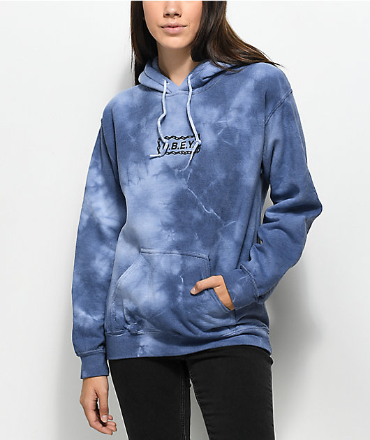 navy tie dye sweatshirt