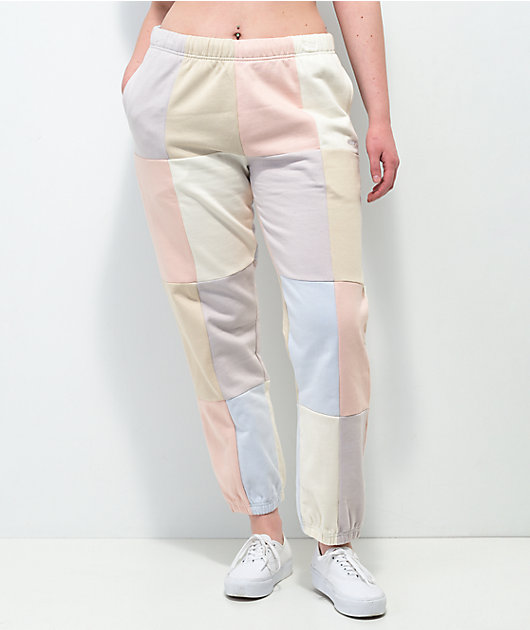 Obey Lockdown Pastel Colorblock pantalones de chándal
