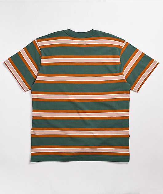 green striped shirt