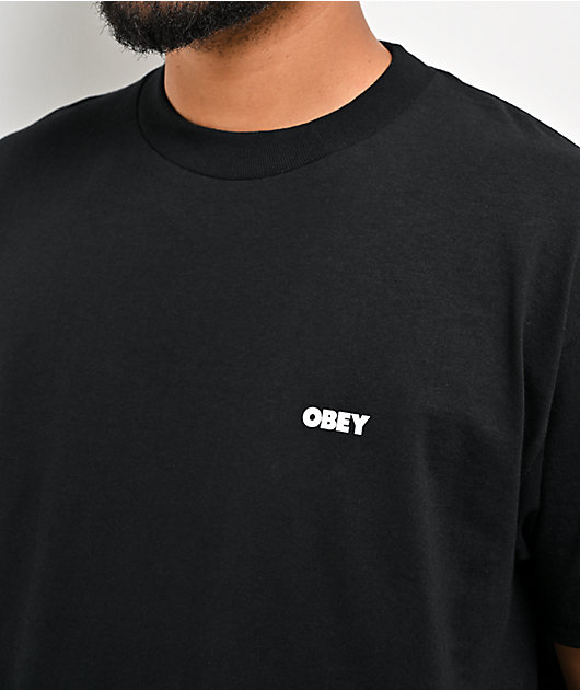 Obey Make Art Not War Black T-Shirt