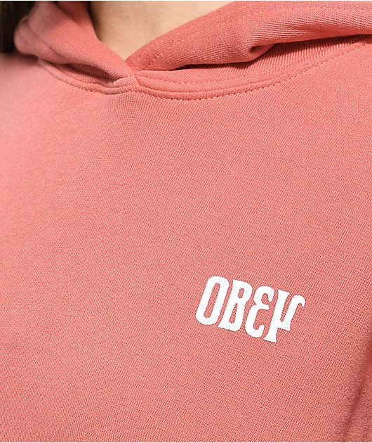 obey make art not war rose hoodie