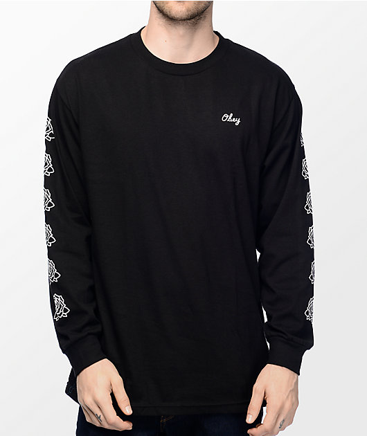 black long sleeve t shirts