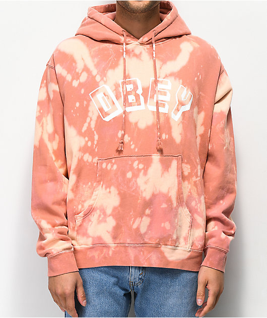 bleached obey hoodie