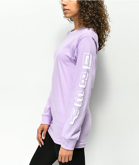 lavender full sleeve t shirt