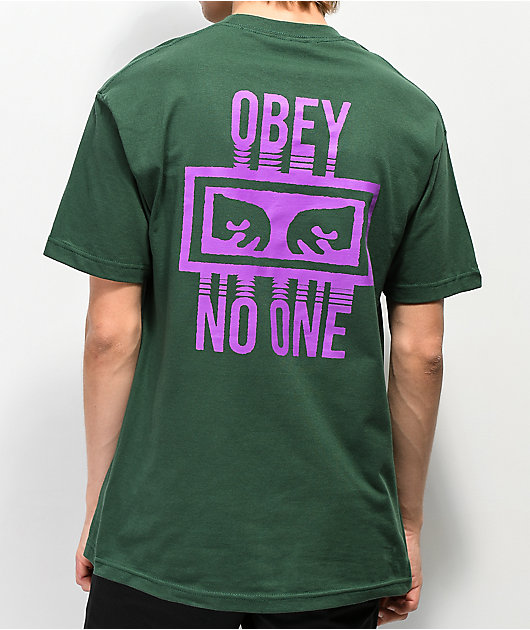 Obey Forest camiseta verde