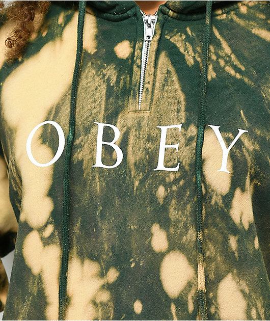 obey bleached hoodie