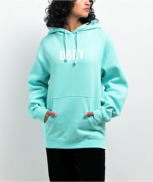 Obey OG 2 Basic Mint Hoodie Zumiez