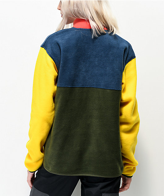colour block tech fleece