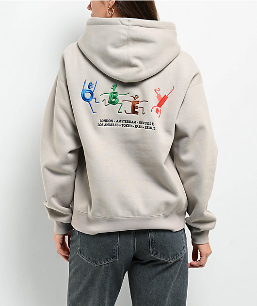 パーカー・フーディ OBEY Men Hoodies 112470216 GREY Hoodie Obey Men Business Ash Grey 25 | Sneaker District COM