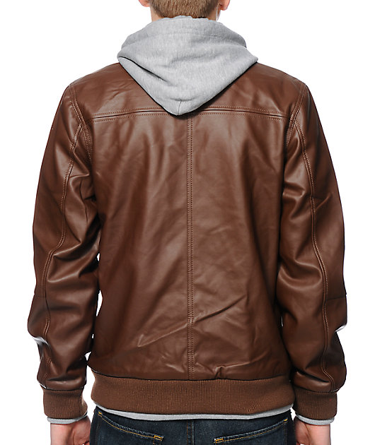 obey rapture leather jacket