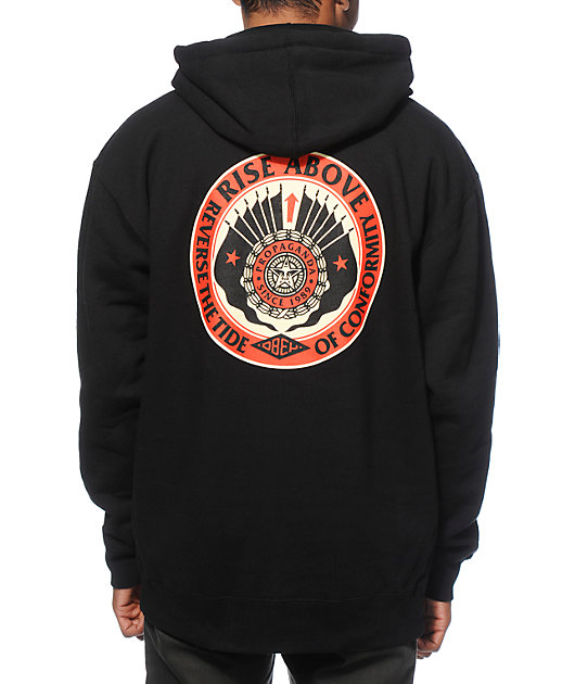 obey reverse the tide hoodie