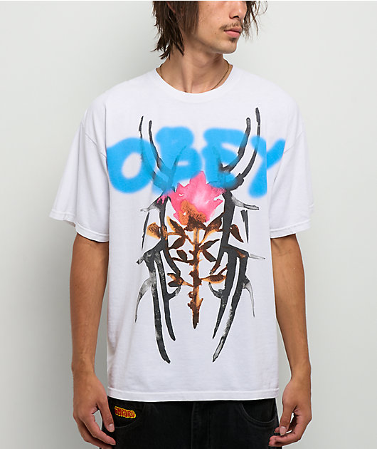 Obey Rose White T-Shirt