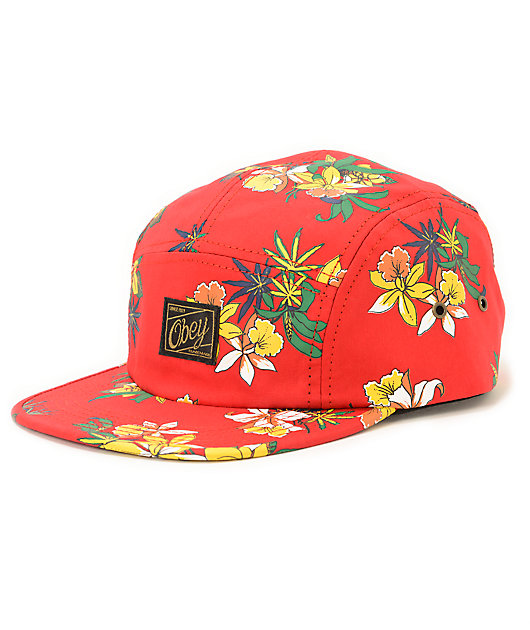 obey floral hat