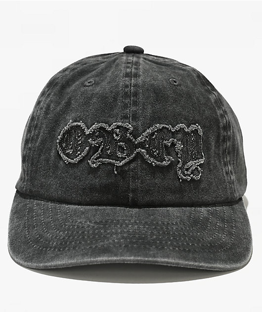Obey Static Grey Wash Strapback Hat