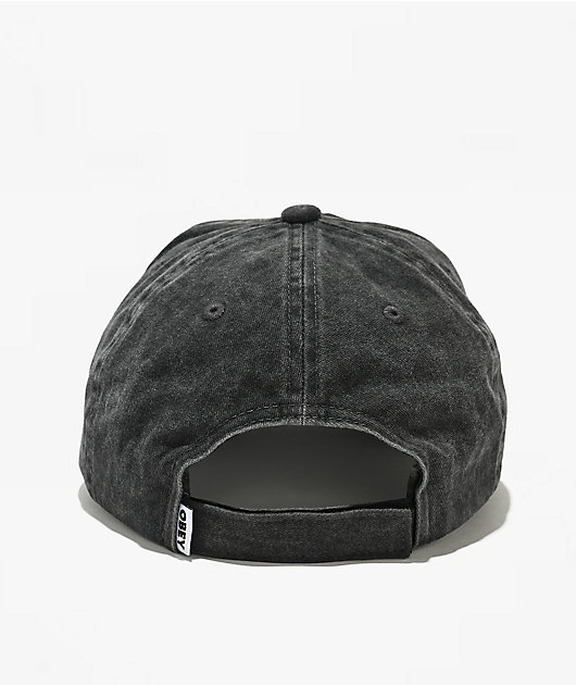 Obey Static Grey Wash Strapback Hat