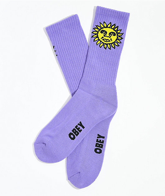 Obey Sunshine calcetines lavanda