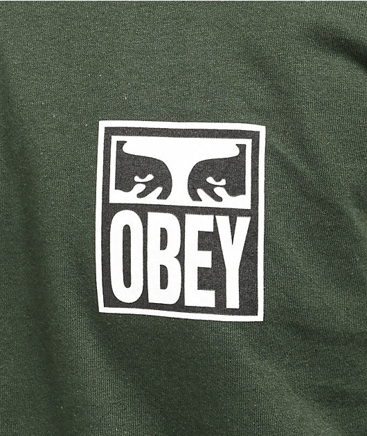 Obey Vision Of Obey Green T-Shirt | Zumiez Obey Vision Of Obey Green T-Shirt | Zumiez