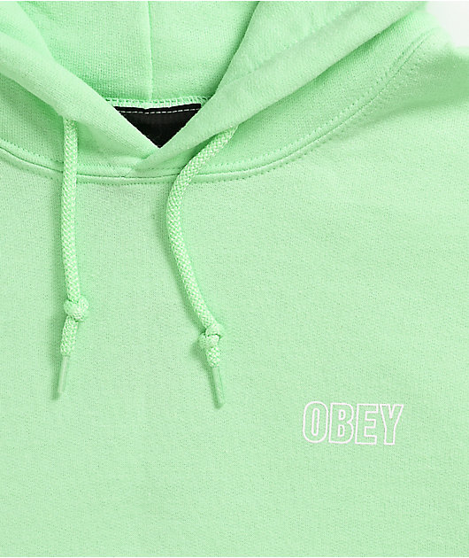 Obey Worldwide Key Lime Hoodie