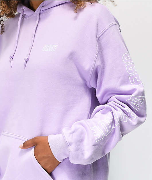 pastel purple hoodie