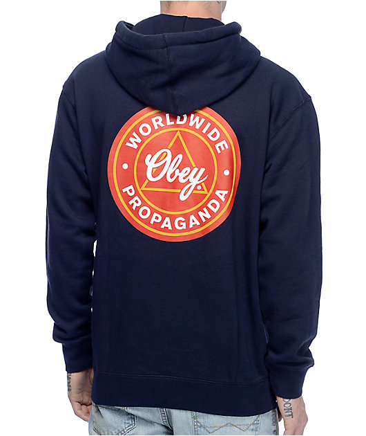 obey worldwide propaganda hoodie