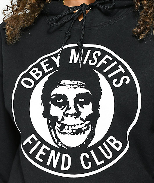 obey misfits fiend club hoodie