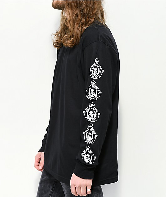 Obey x Misfits Fiend Club Black Long Sleeve T-Shirt