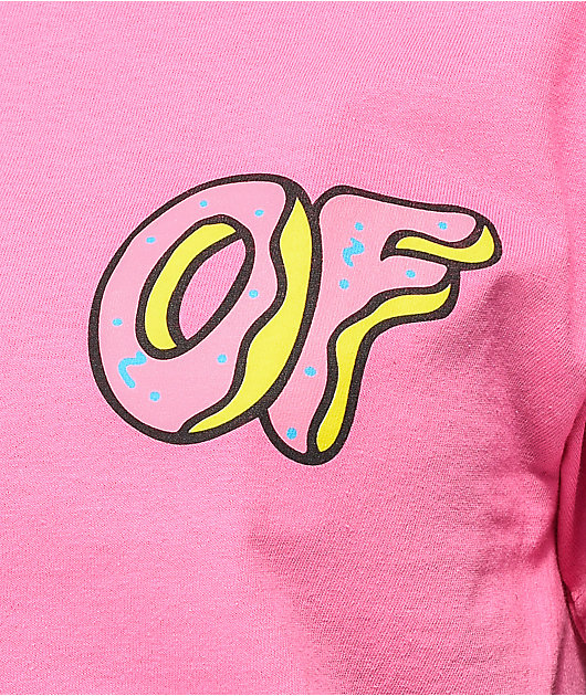 Odd Future All Over Donut Logo camiseta rosa