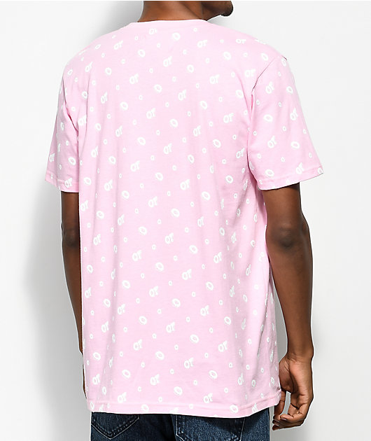 White t shirt with pink Clearance