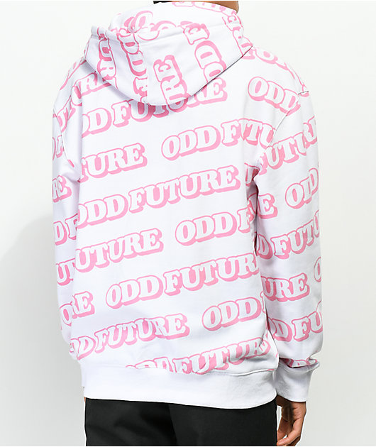 odd future cup white hoodie