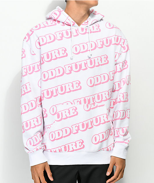 odd future cup white hoodie