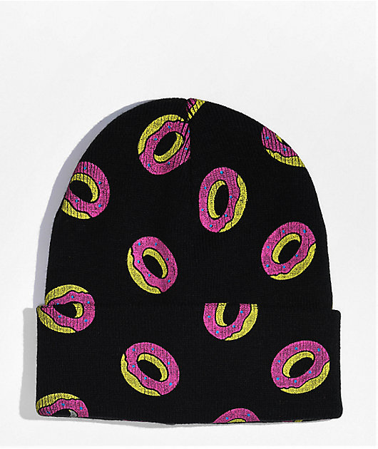 Odd Future Allover Print Black Beanie | Zumiez