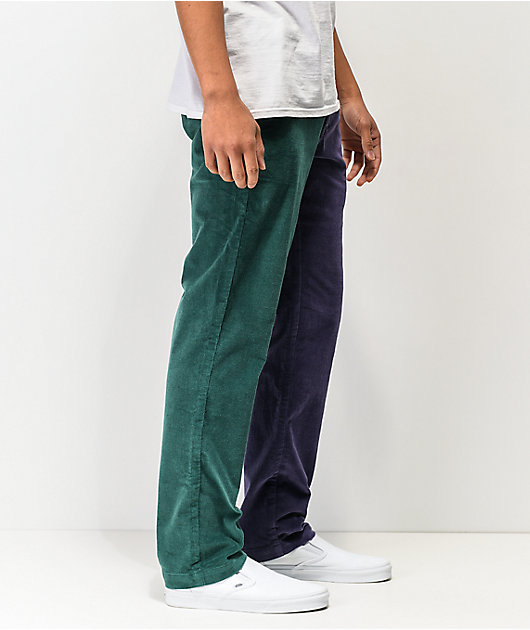 Odd Future Block Green & Purple Corduroy Pants