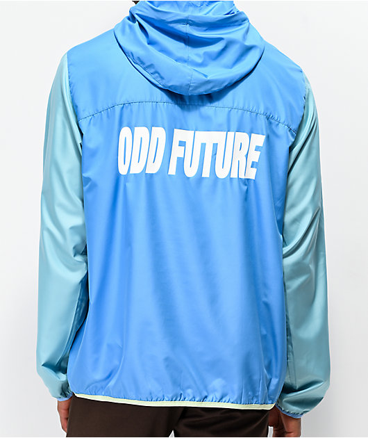 Odd Future Blocked chaqueta anorak verde azulado azul