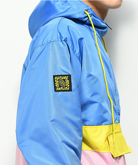 yellow pink windbreaker