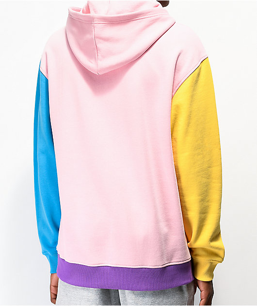 Blue Yellow Pink Hoodie La France SAVE 51 raptorunderlayment