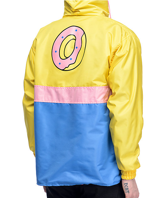 yellow pink windbreaker