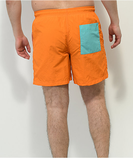 Odd Future Color Pocket Board shorts anaranjados